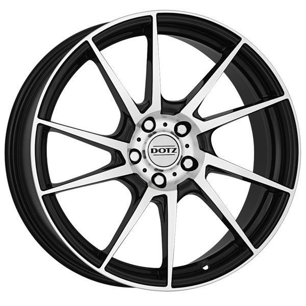 Dotz Kendo 2022 Black/polished 7x17/4x100 D60.1 ET35  