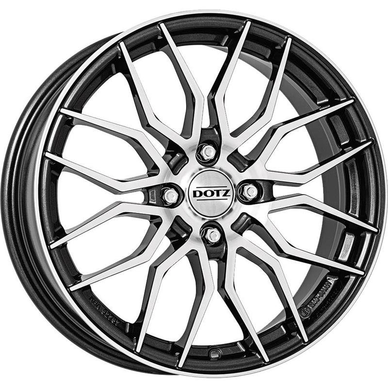 Dotz LimeRock dark 2022 Gunmetal/polished 6.5x16/4x108 D65.1 ET20  