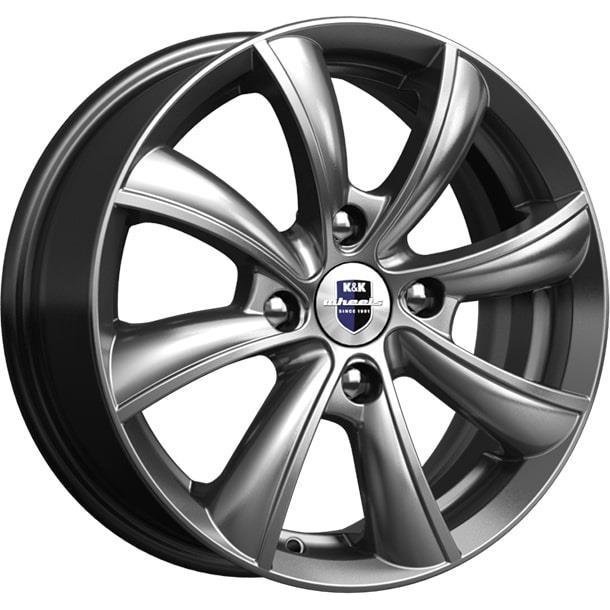 KiK Briz 2022 Dark Silver 6x15/4x100 D60.1 ET40  