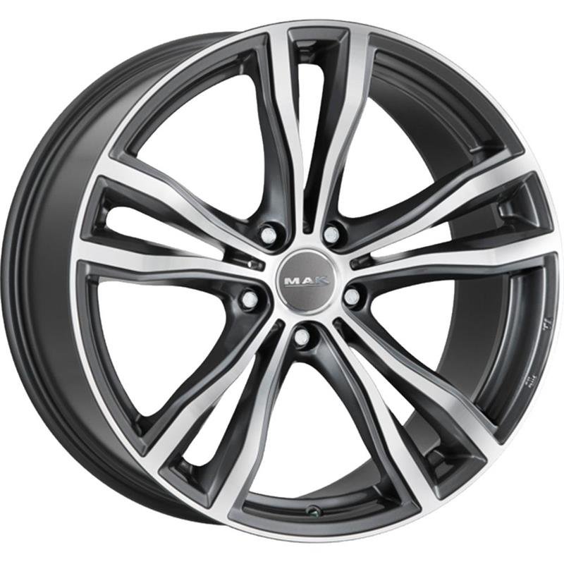 MAK X-Mode 2021 Gun Met-Mirror Face 9x19/5x120 D74.1 ET18  
