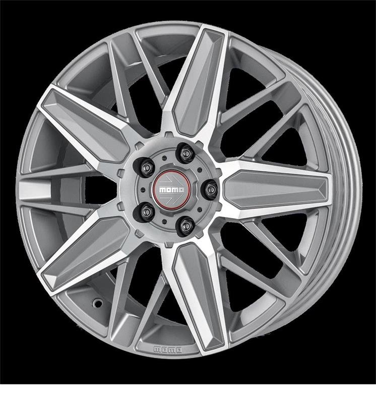 Momo Evoluzione 2022 Matt Titan Silver Polished 8x18/5x112 D79.6 ET35  