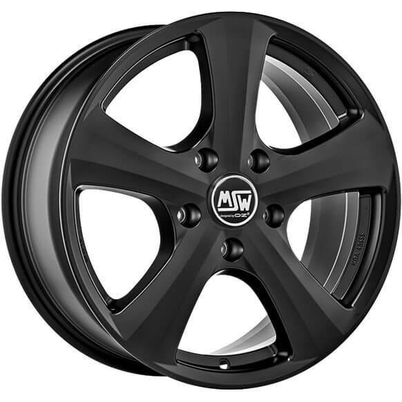 MSW 19 Van 2022 Matt Black 6.5x16/5x114.3 D66.1 ET44  