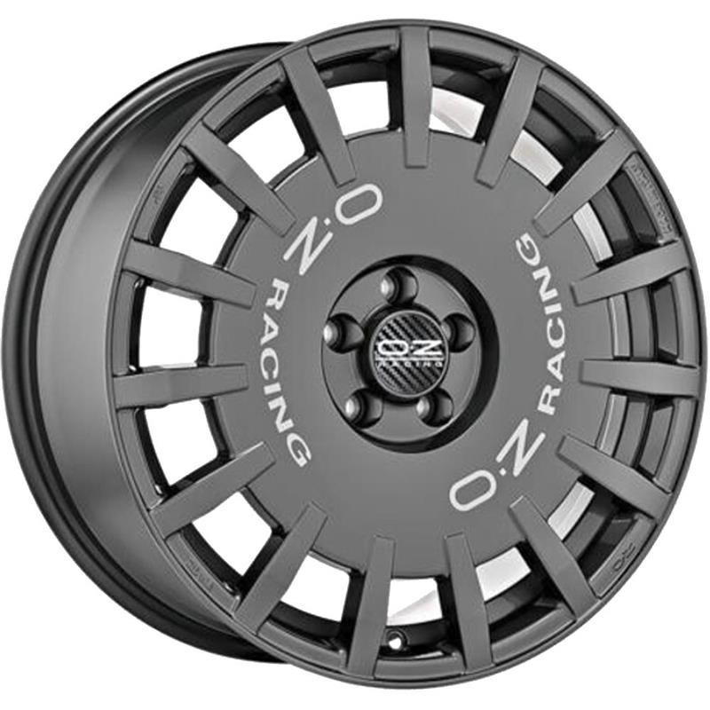 OZ Racing Rally Racing 2022 Dark Graphite Silver Lettering 8x18/5x112 D75 ET45  