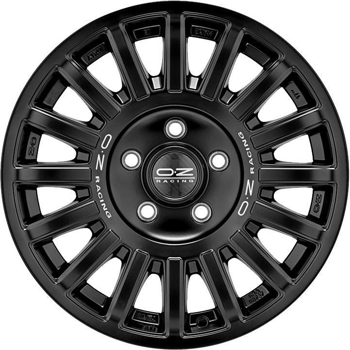 OZ Racing Rally Raid 2022 Matt Black Silver Lettering 8.5x18/5x120 D79 ET38  