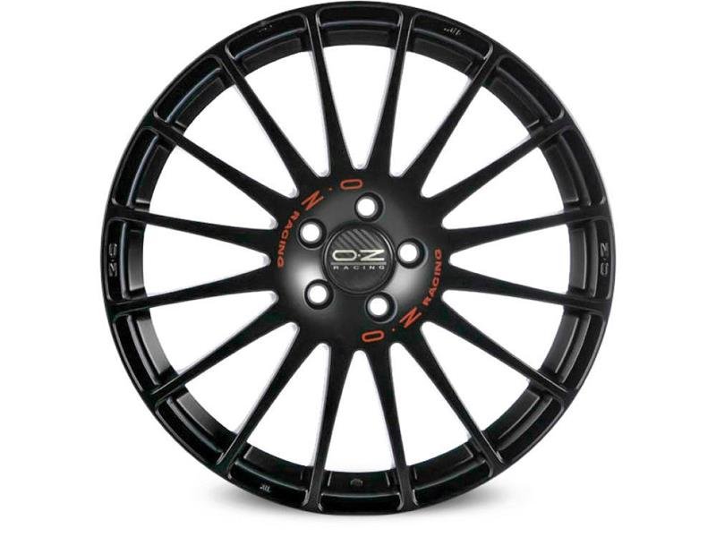 OZ Racing Superturismo GT 2022 Matt Black Red Lettering 8x18/5x112 D75 ET35  