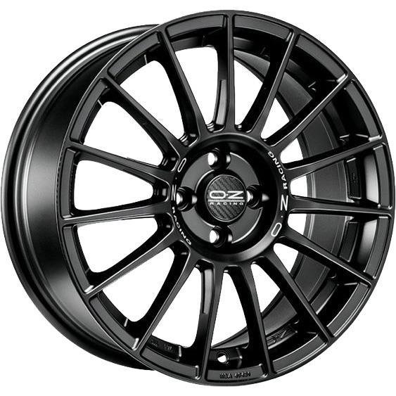 OZ Racing Superturismo LM 2022 Matt Black Silver Lettering 8x18/5x112 D66.6 ET45  