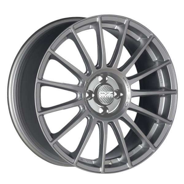 OZ Racing Superturismo LM 2022 Matt Race Silver Black Lettering 8x18/5x108 D75 ET45  